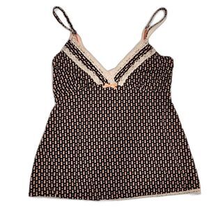 Marilyn Monroe Women's Camisole babydoll top sz Medium lace‎ trim 90s Vintage